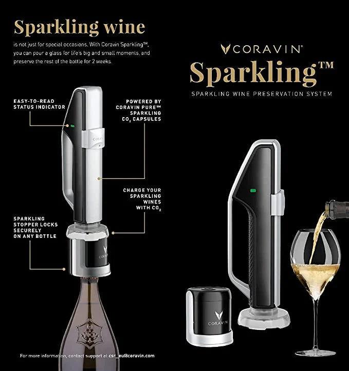 CORAVIN SPARKLING WINE PRESERVATION SYSTEM
