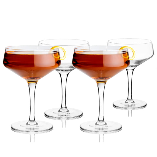 VISKI ANGLED COUPE GLASSES