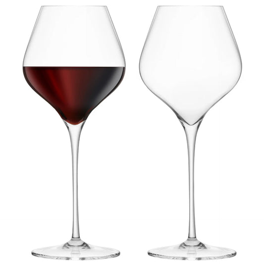 FINAL TOUCH CRYSTAL BURGUNDY WINE GLASSES