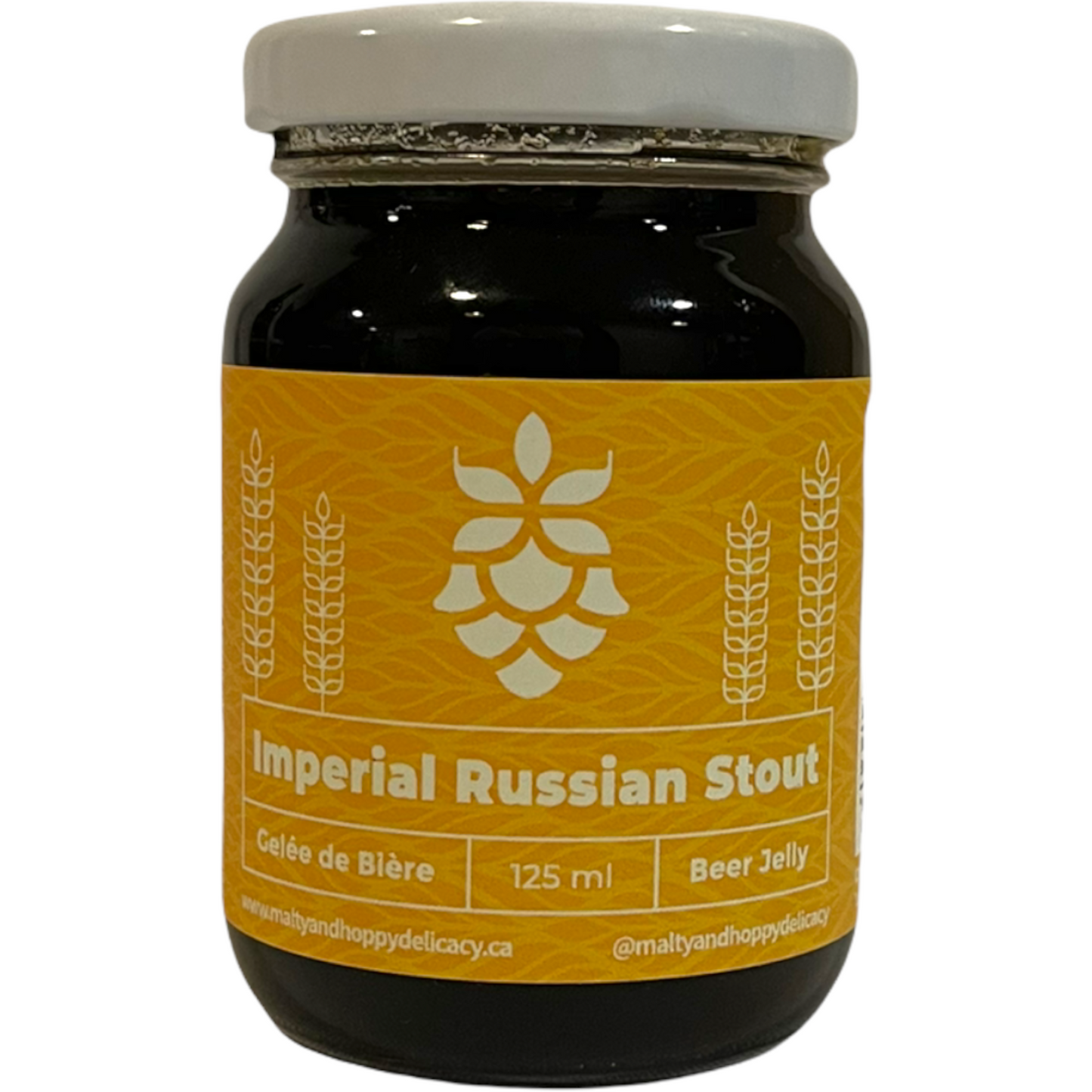 MALTY and HOPPY IMPERIAL RUSSIAN STOUT BEER JELLY