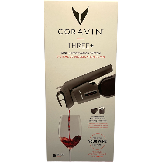CORAVIN THREE  WINE PRESERVATION SYSTEM