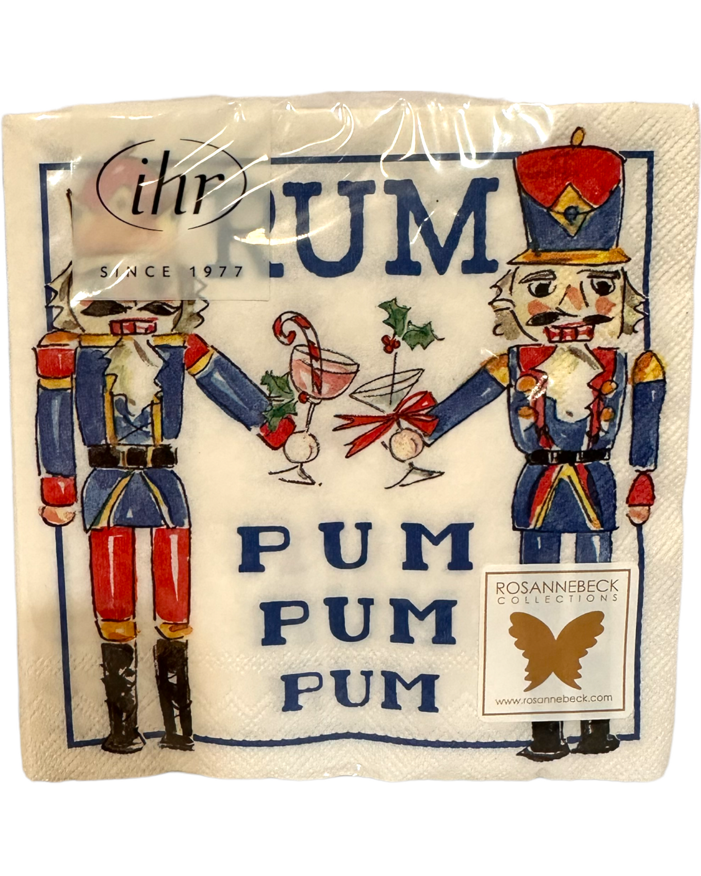 IHR Holiday Cocktail Napkins