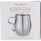 FINAL TOUCH CURVY CUP STAINLESS STEEL