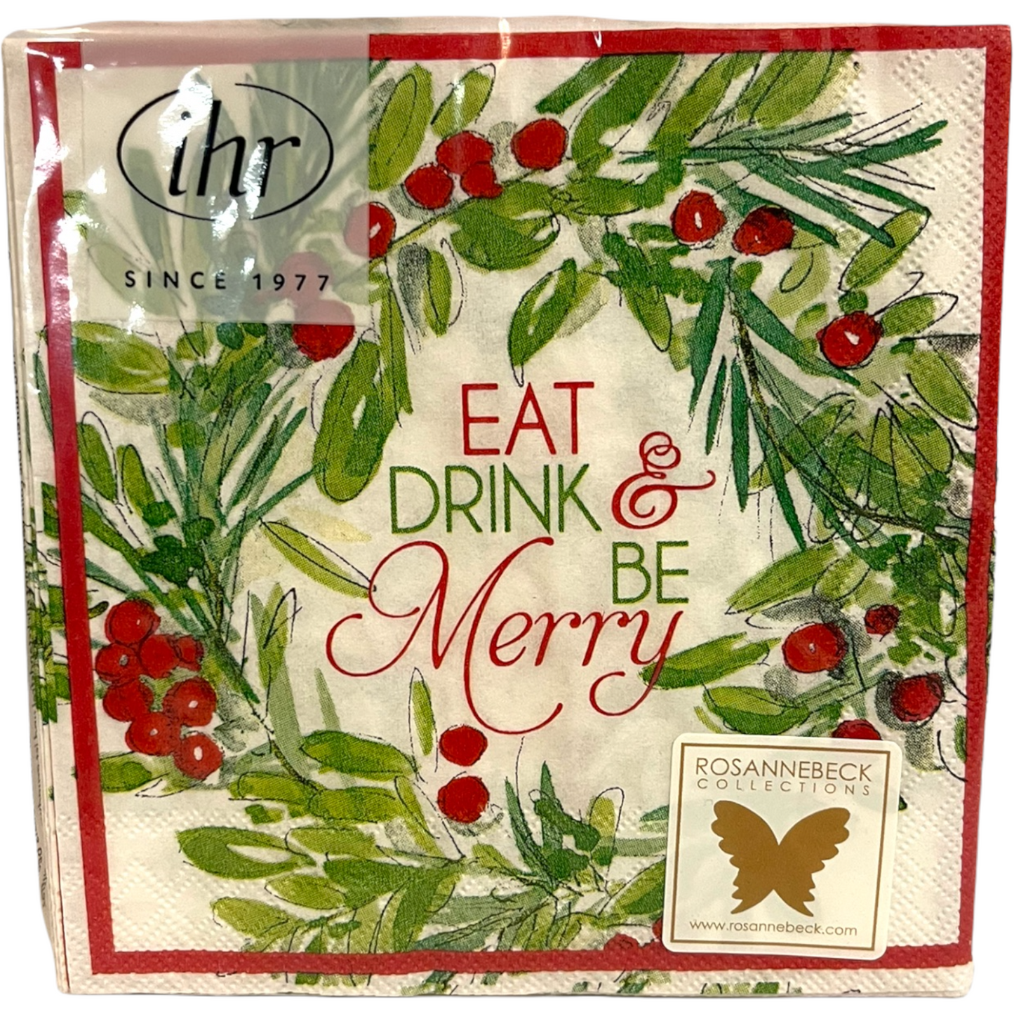 BEVERAGE NAPKINS XMAS