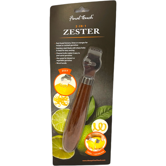 FINAL TOUCH 2-IN-1 ZESTER