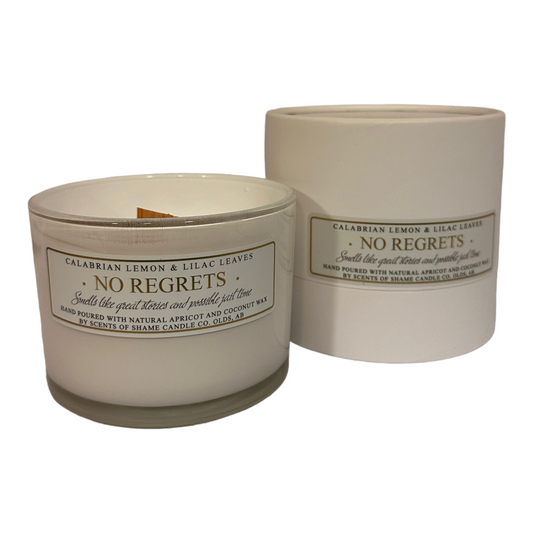 SCENTS OF SHAME NO REGRETS CANDLE