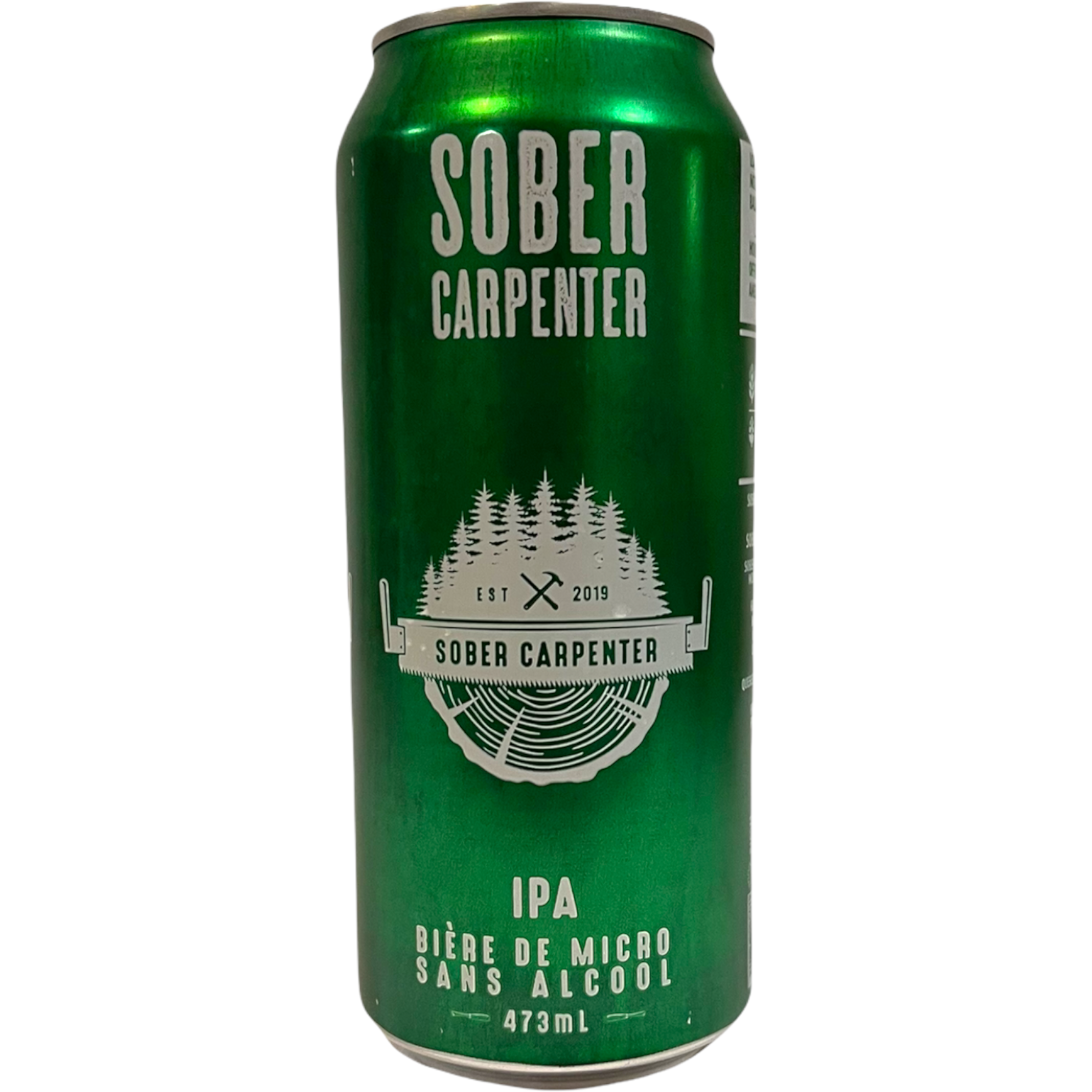 SOBER CARPENTER IPA CRAFT BEER NON-ALCOHOLIC – The Pourium