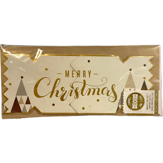 CRACKER CARD - MERRY CHRISTMAS