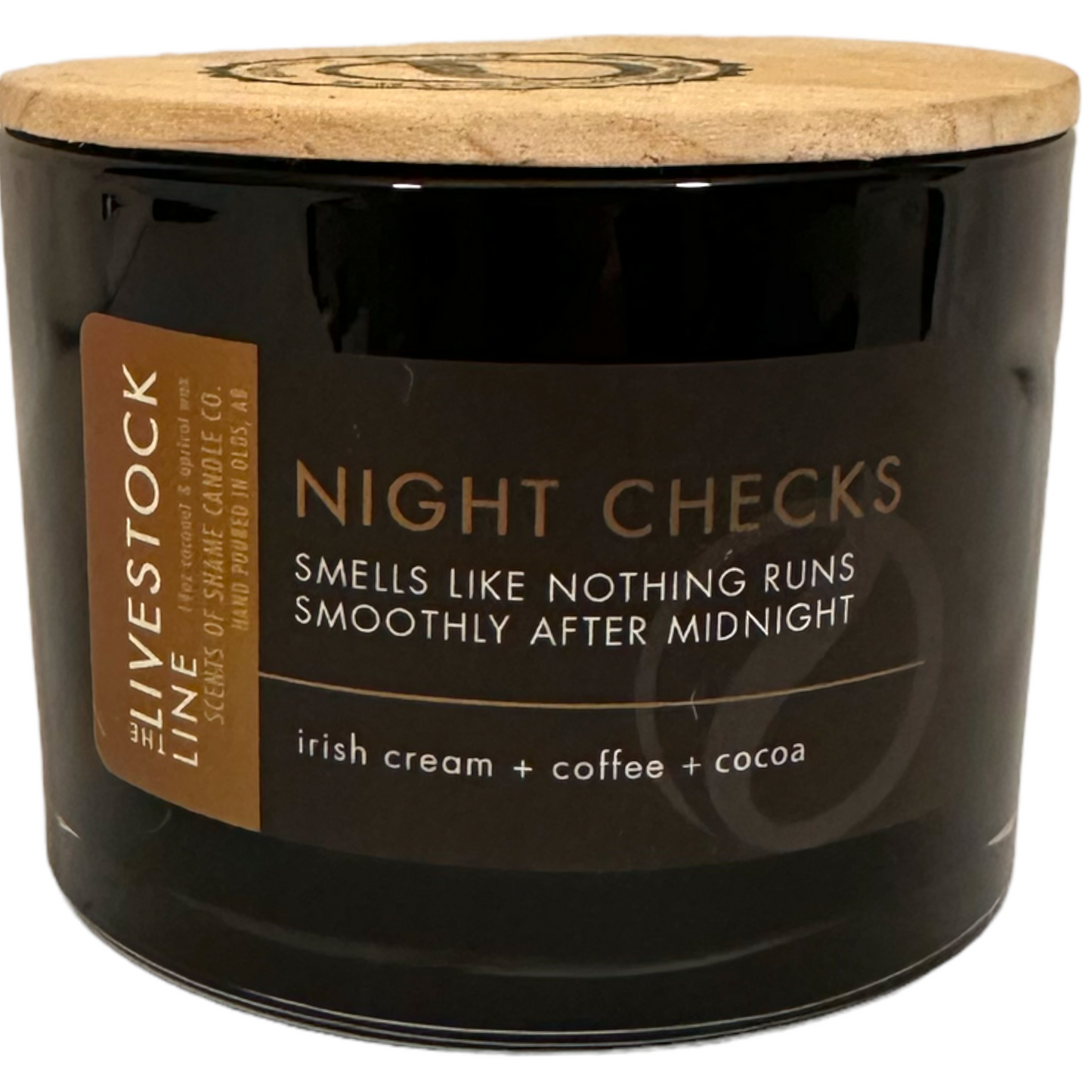 SCENTS OF SHAME NIGHT CHECKS CANDLE