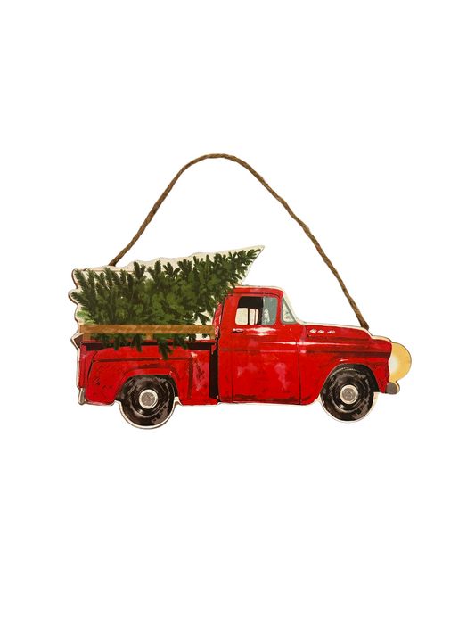 Christmas Tree Truck Sign