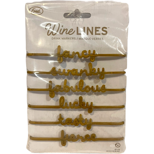 FRED WINE LINES DRINK MARKERS