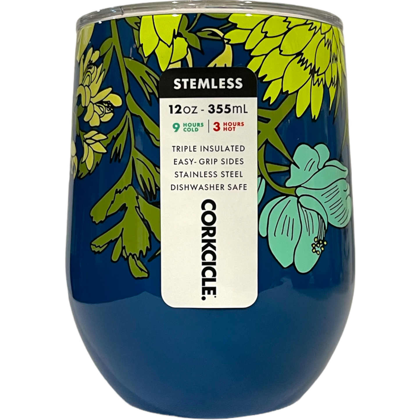CORKCICLE. WILDFLOWER BLUE STEMLESS
